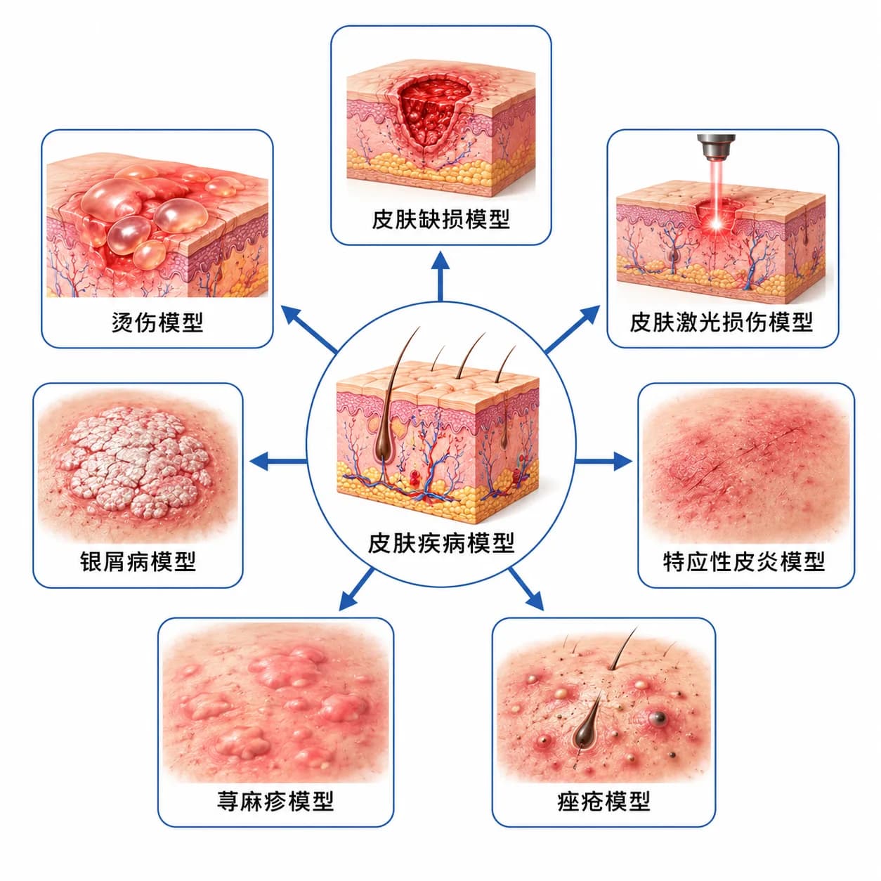 皮肤疾病模型