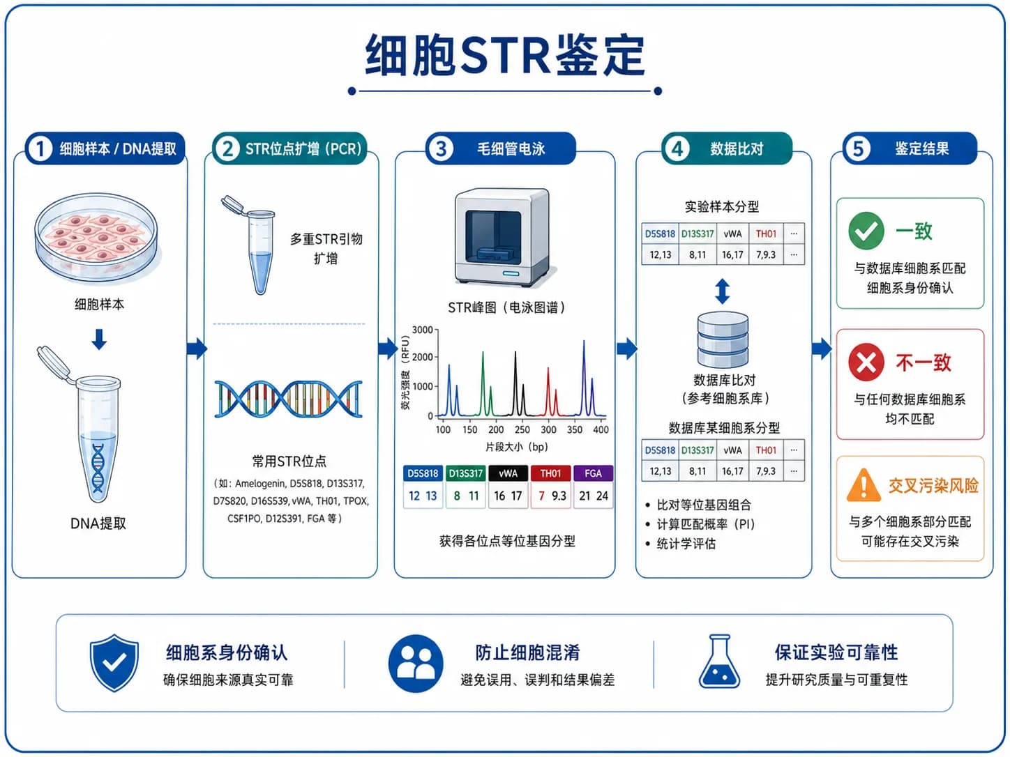 细胞STR鉴定