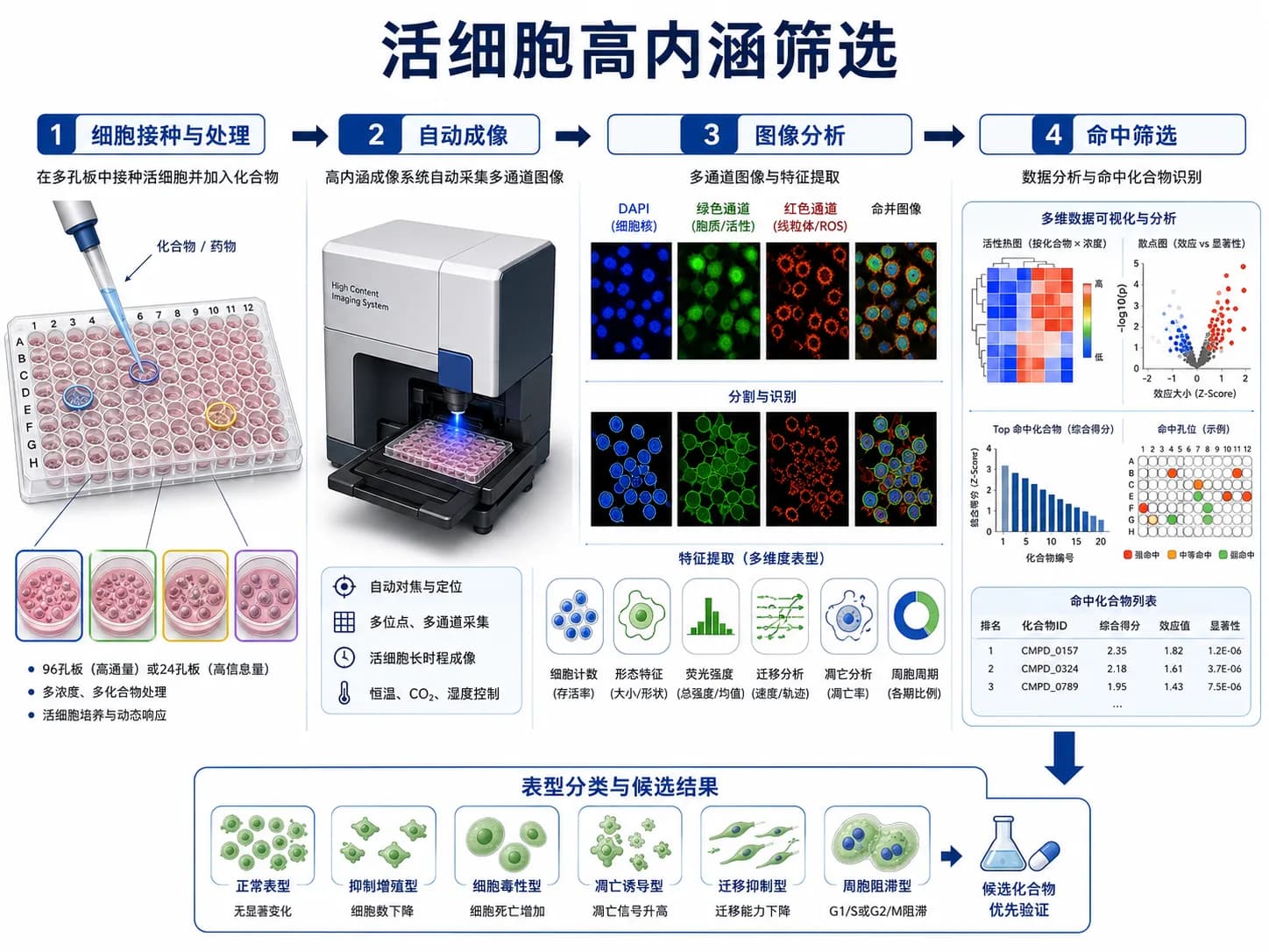 活细胞高内涵筛选