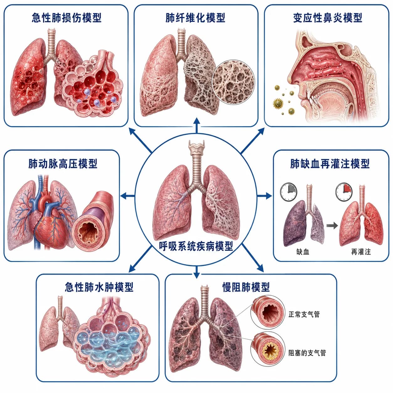 呼吸系统疾病模型