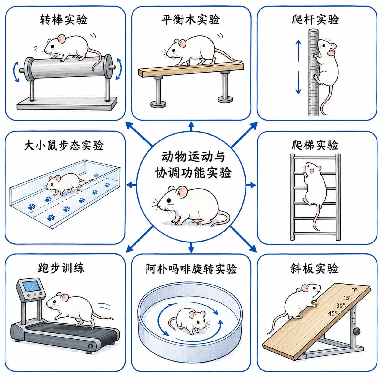 动物协调性实验