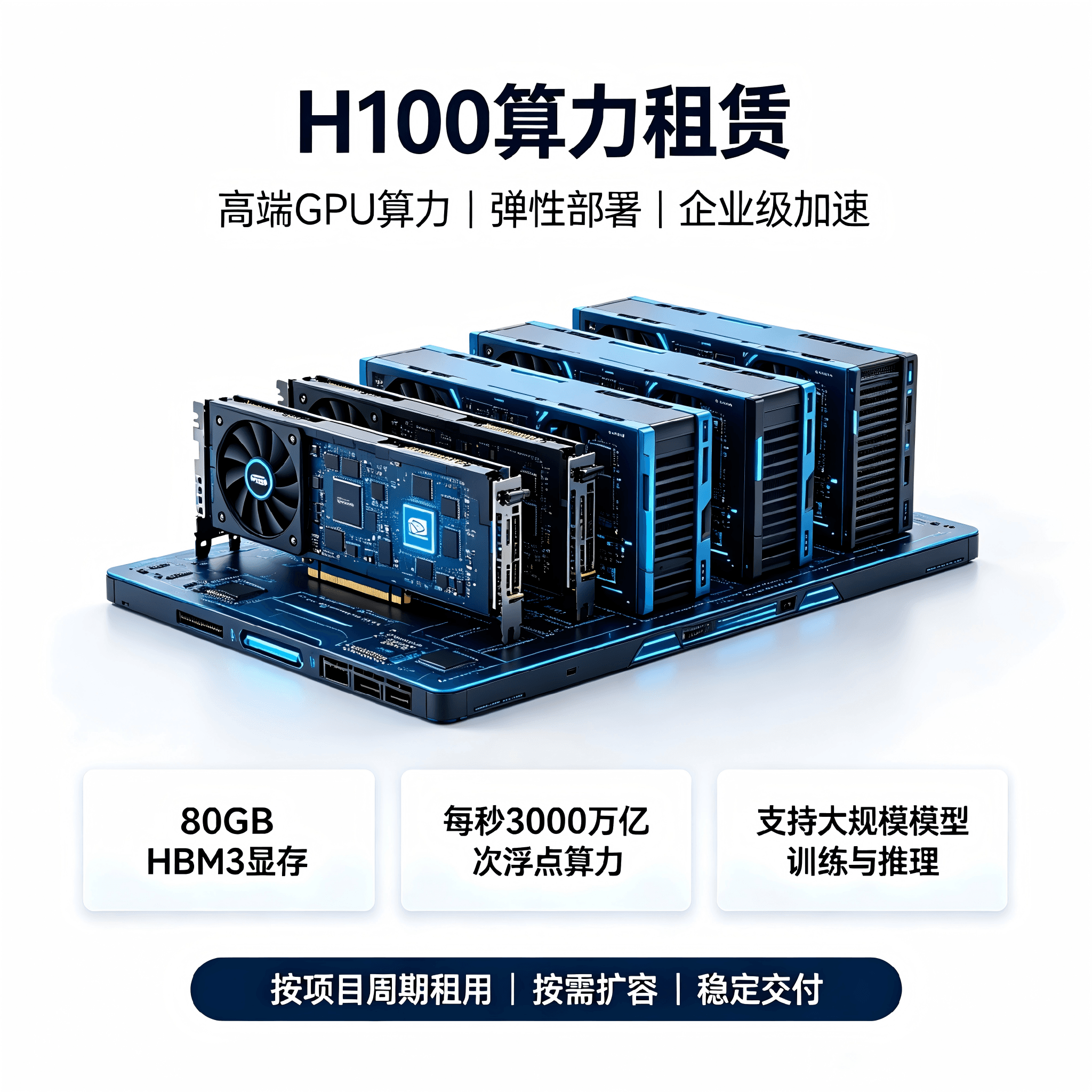 英伟达H100显卡算力租赁
